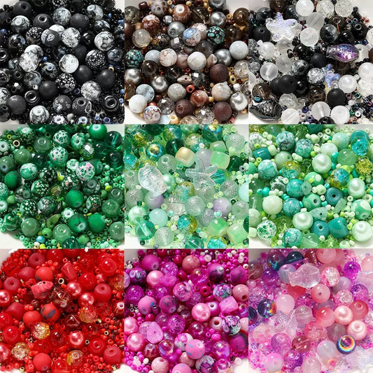 16MM Beads bag/live opening（Include beads focal charm pen all diy syuff）