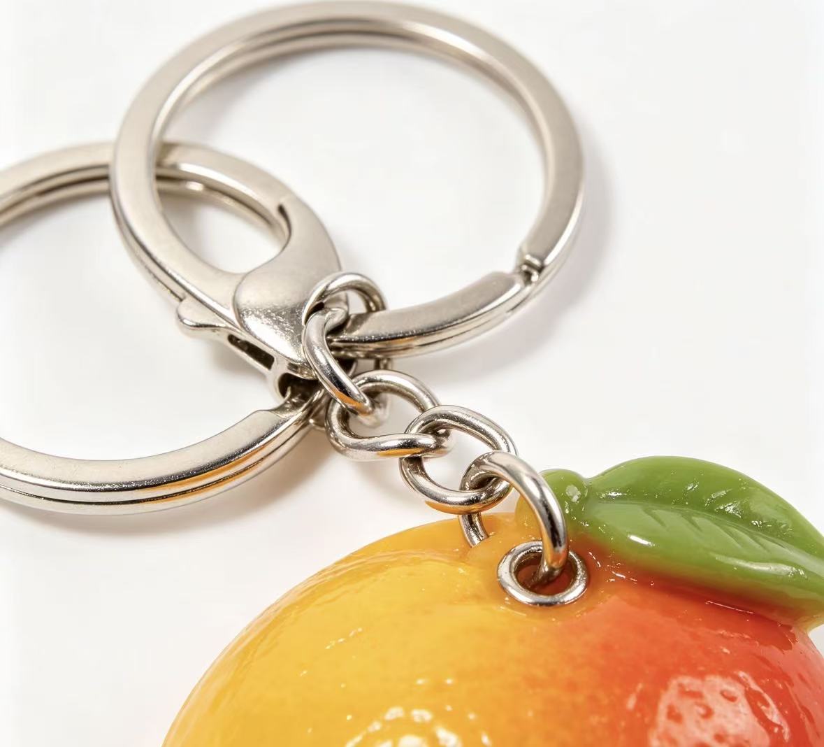 Simulation Fruit Bag Charm Keychain Decorative Pendant